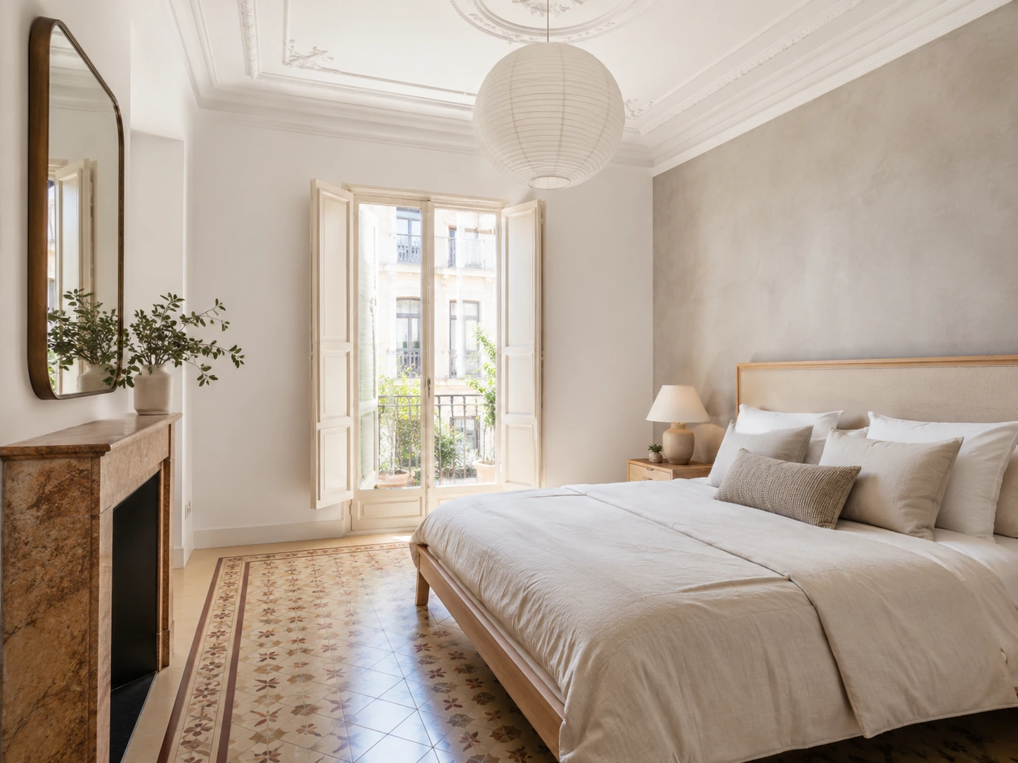 Real multi-room interior showing the kind of broader transformation seen in a fuller ремонт дома.
